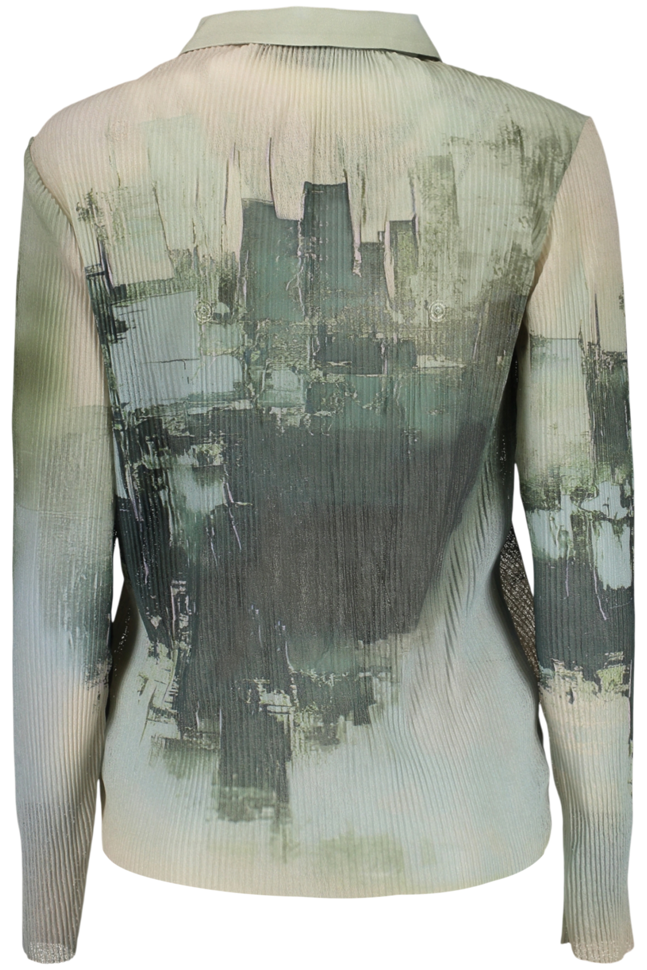 DESIGUAL DAMEN LANGARMSHIRT, GRÜN – Bild 2