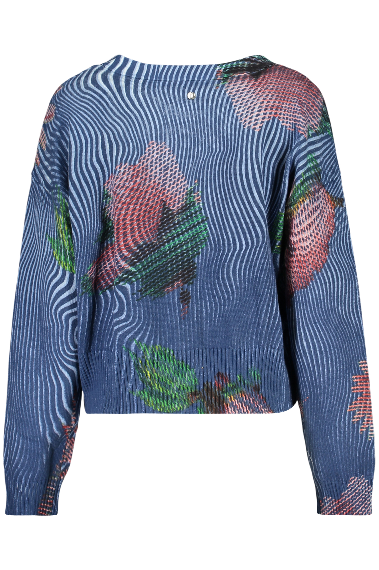 DESIGUAL DAMEN BLAUER STRICKJACKE – Bild 2