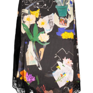 DESIGUAL DAMEN LANGER ROCK SCHWARZ