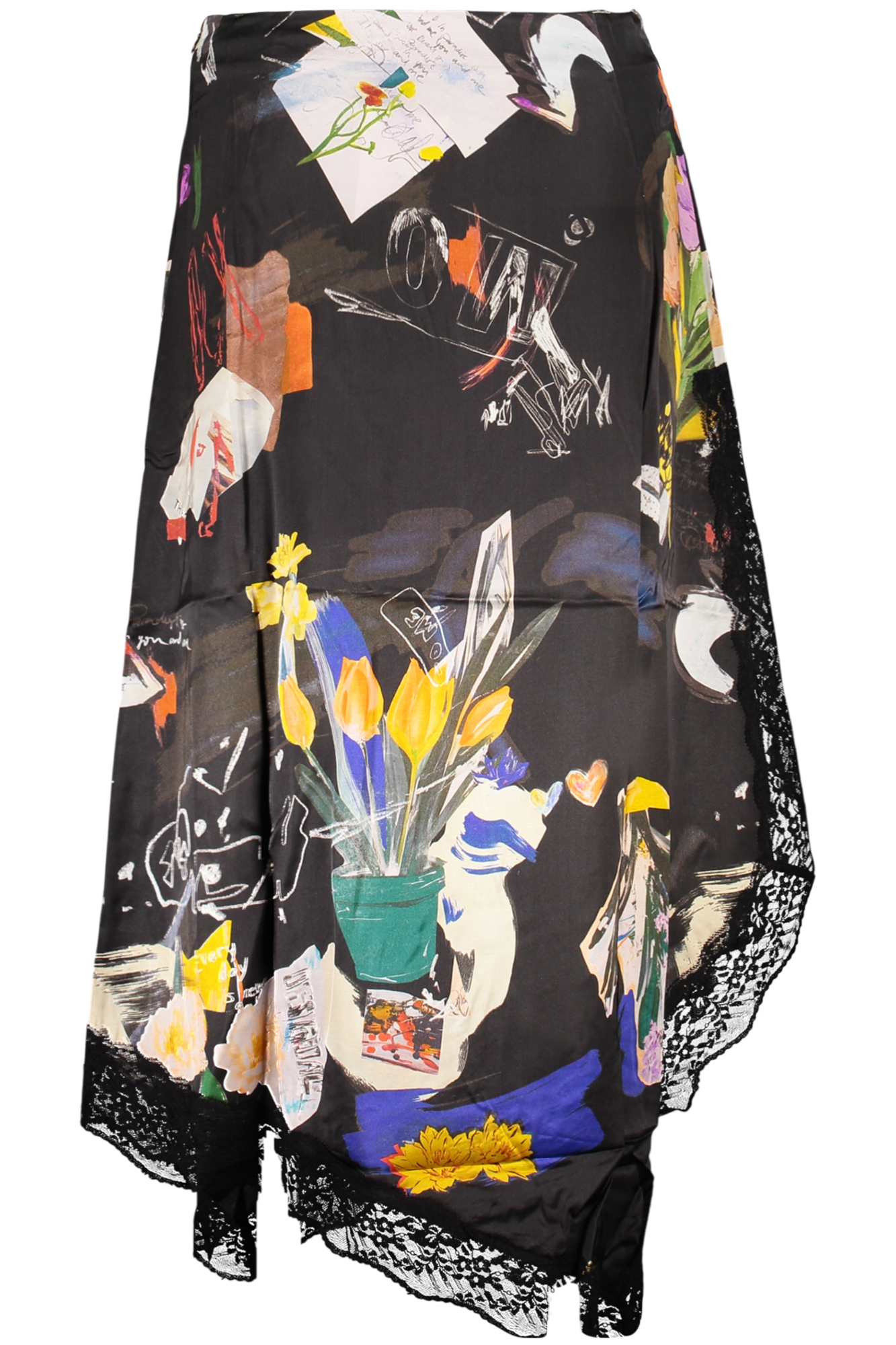 DESIGUAL DAMEN LANGER ROCK SCHWARZ – Bild 2