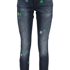 DESIGUAL DAMEN-DENIM-JEANS BLAU