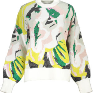 DESIGUAL WEISSER DAMENPULLOVER