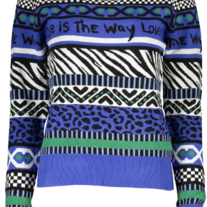 DESIGUAL BLAUER DAMENPULLOVER