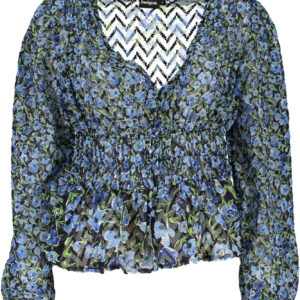 DESIGUAL DAMEN-BLAUER PULLOVER