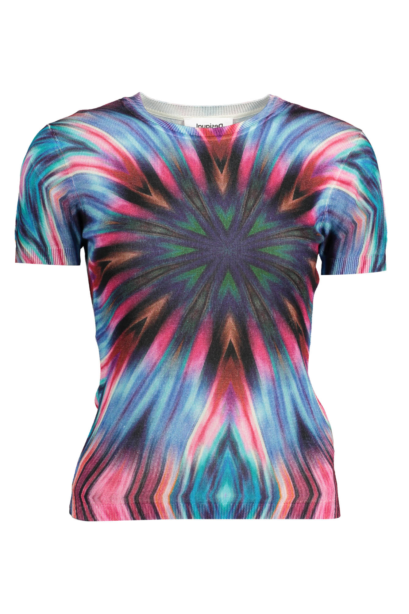 DESIGUAL DAMEN BLAUER PULLOVER