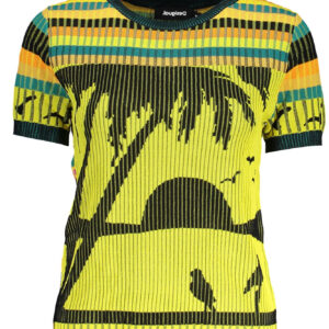 DESIGUAL DAMEN-GELBER PULLOVER