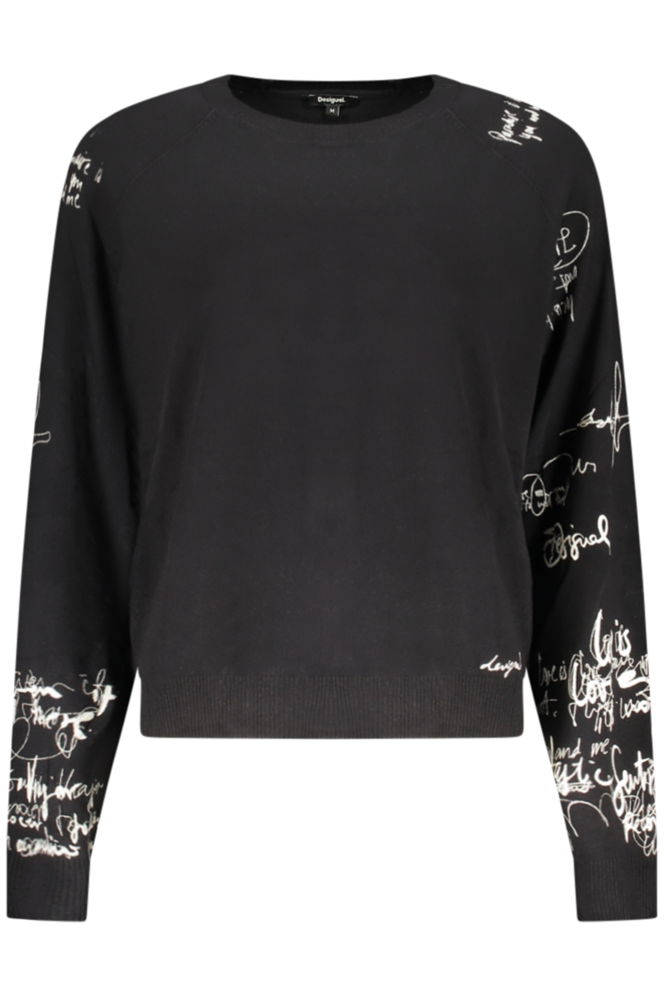 DESIGUAL DAMEN-SCHWARZER PULLOVER
