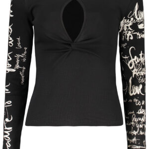 DESIGUAL DAMEN-SCHWARZER PULLOVER