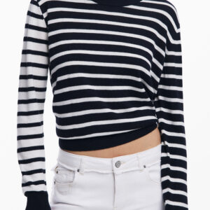 DESIGUAL DAMEN SCHWARZER PULLOVER