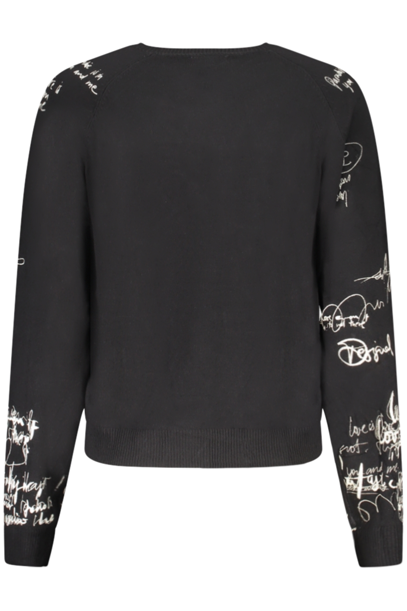 DESIGUAL DAMEN-SCHWARZER PULLOVER – Bild 2