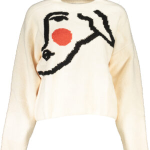DESIGUAL WEISSER DAMENPULLOVER