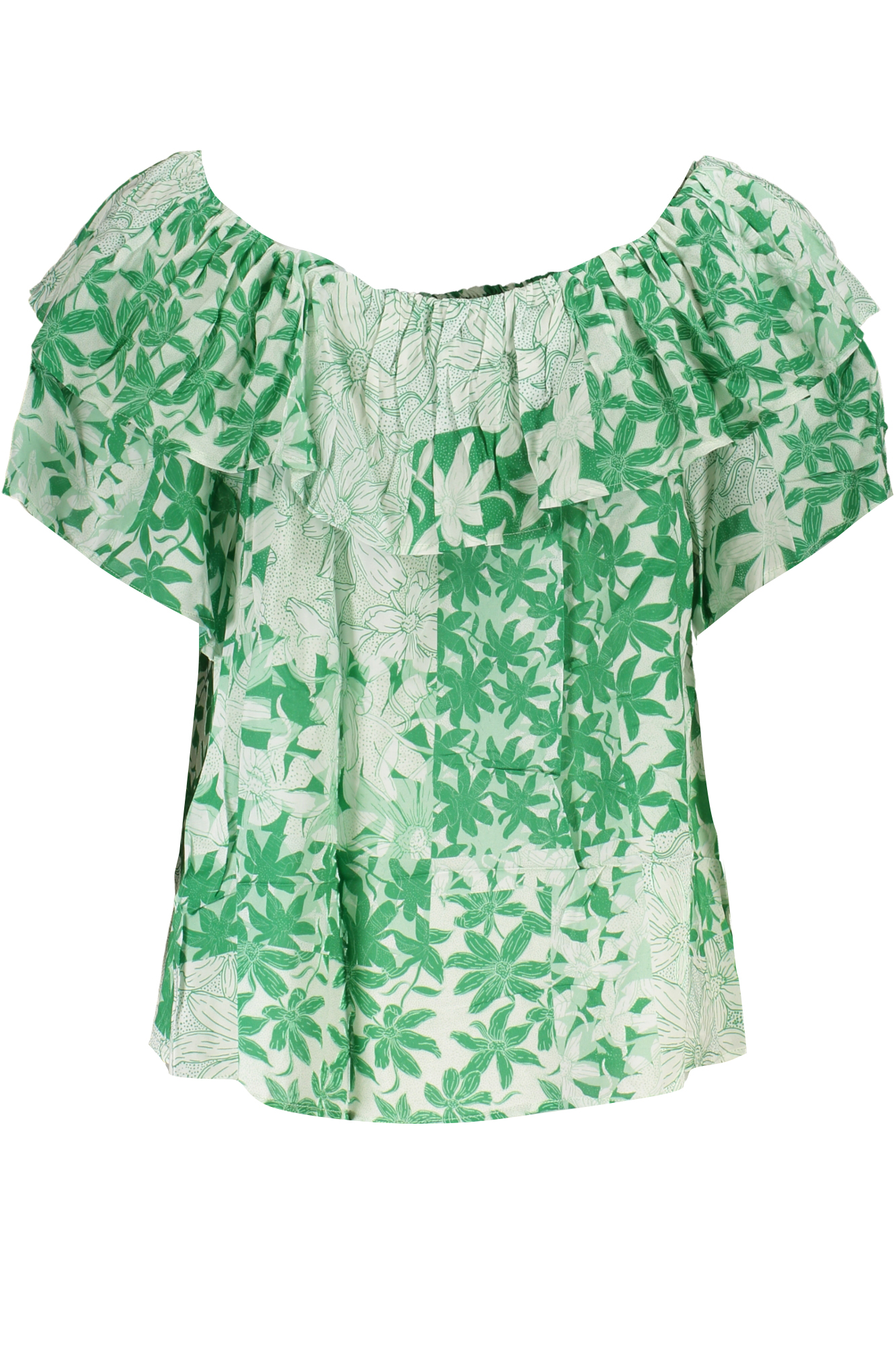 DESIGUAL GRÜNES KURZARM-T-SHIRT FÜR DAMEN – Bild 3