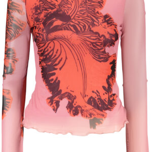 DESIGUAL DAMEN LANGARM-T-SHIRT IN PINK