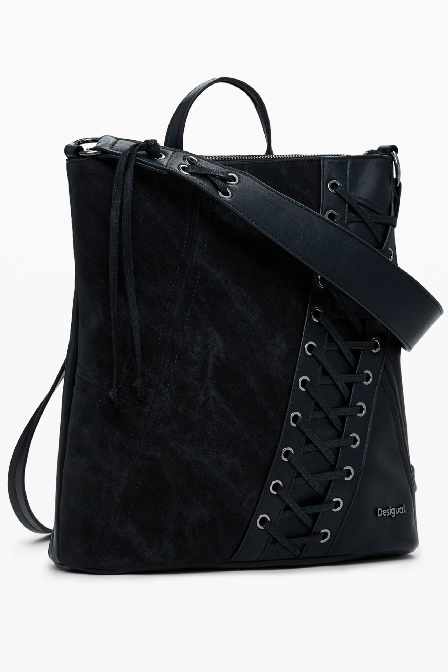 DESIGUAL DAMEN RUCKSACK SCHWARZ – Bild 2