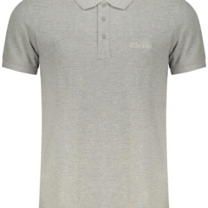 ELLESSE Herren-Poloshirt mit kurzen Ärmeln, Grau