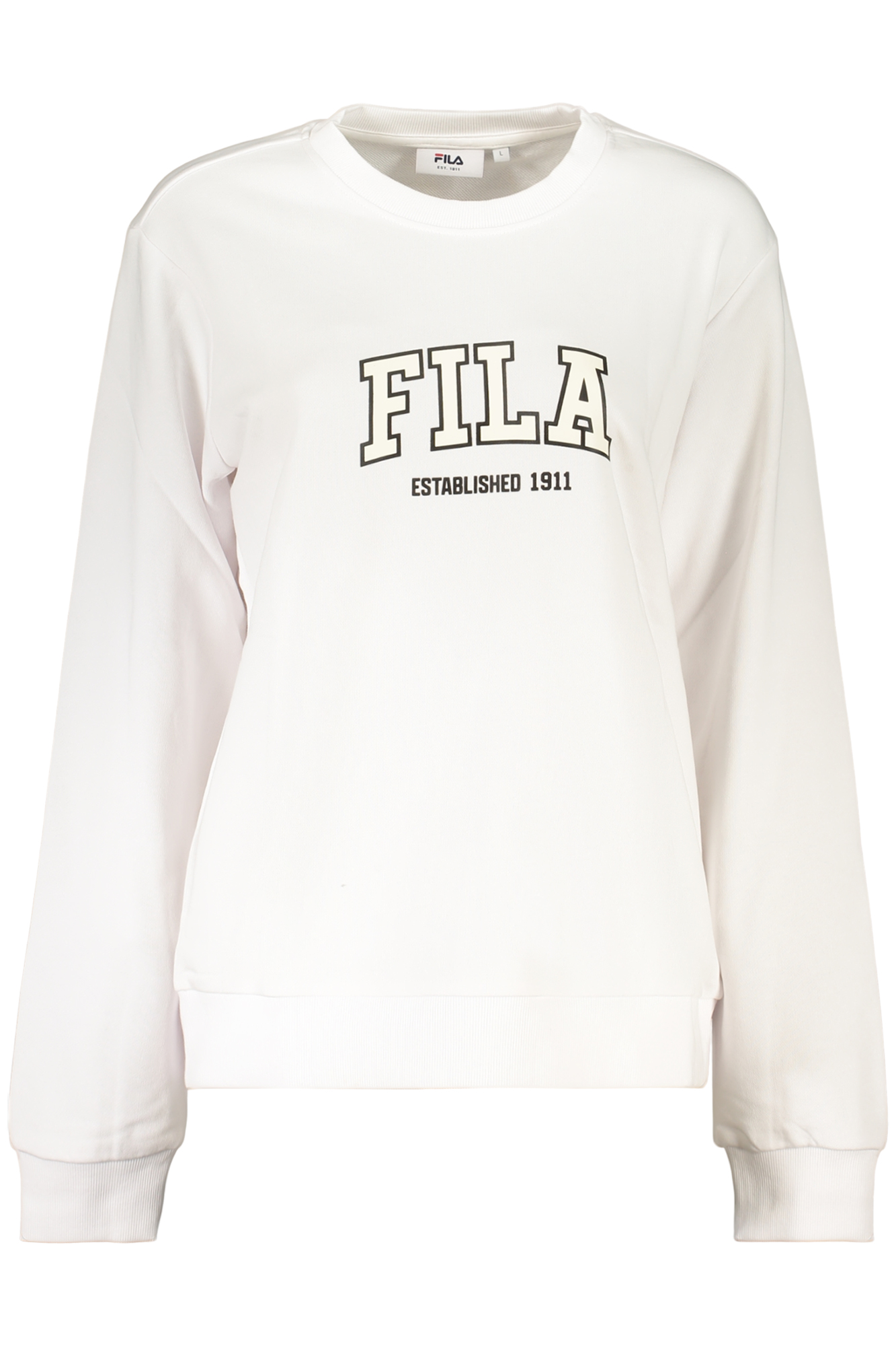 FILA DAMEN WEISSES SWEATSHIRT MIT REISSVERSCHLUSS