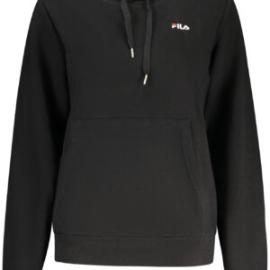 FILA DAMEN-SWEATSHIRT MIT REISSVERSCHLUSS, SCHWARZ