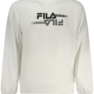 FILA Herren-Sweatshirt mit Reißverschluss, weiß