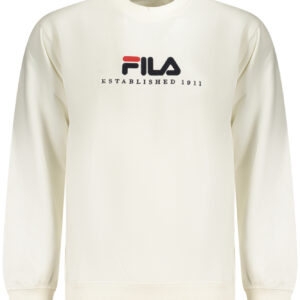 FILA Herren-Sweatshirt mit Reißverschluss, weiß