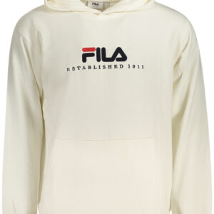 FILA Herren-Sweatshirt mit Reißverschluss, weiß