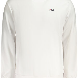 FILA Herren-Sweatshirt mit Reißverschluss, weiß