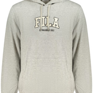 FILA Herren-Sweatshirt mit Reißverschluss, grau
