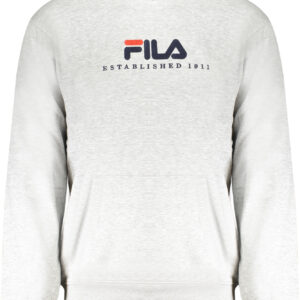FILA HERREN-SWEATSHIRT GRAU MIT REISSVERSCHLUSS