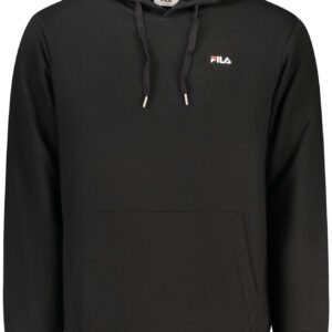 FILA Herren-Sweatshirt mit Reißverschluss, schwarz