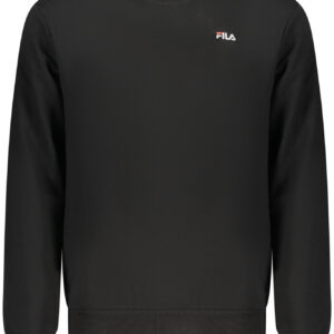 FILA Herren-Sweatshirt mit Reißverschluss, schwarz