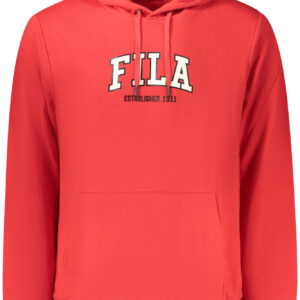 FILA Herren-Sweatshirt mit Reißverschluss, rot