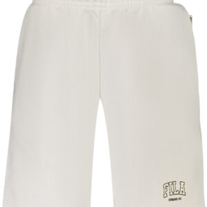 FILA Herren-Trainingshose, weiß, kurz