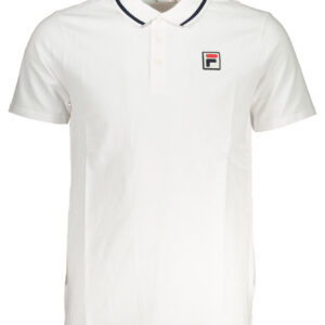 FILA HERREN-POLOSHIRT MIT KURZEN ÄRMELN, WEISS