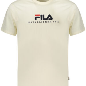 FILA Herren-T-Shirt mit kurzen Ärmeln, Beige