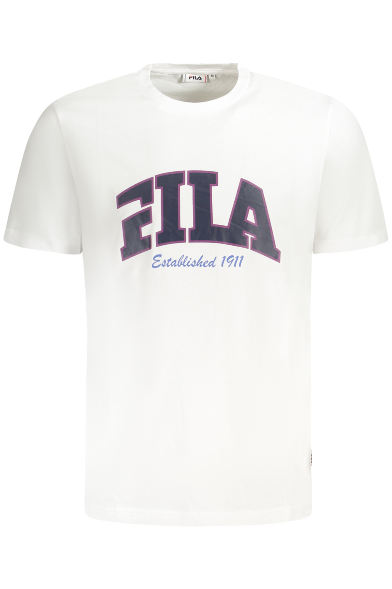 FILA KURZARM-T-SHIRT HERREN WEISS