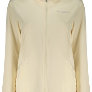 FREDDY DAMEN-SWEATSHIRT, BEIGE, MIT REISSVERSCHLUSS