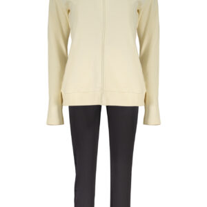 FREDDY DAMEN-SWEATSHIRT, BEIGE, MIT REISSVERSCHLUSS