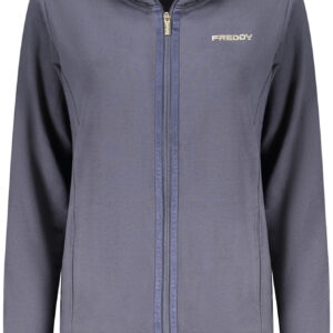 FREDDY BLAUES DAMEN-SWEATSHIRT MIT REISSVERSCHLUSS