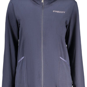 FREDDY DAMEN BLAUES SWEATSHIRT MIT REISSVERSCHLUSS
