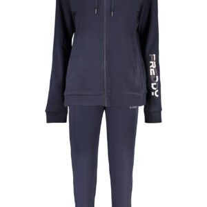 FREDDY DAMEN BLAUES SWEATSHIRT MIT REISSVERSCHLUSS