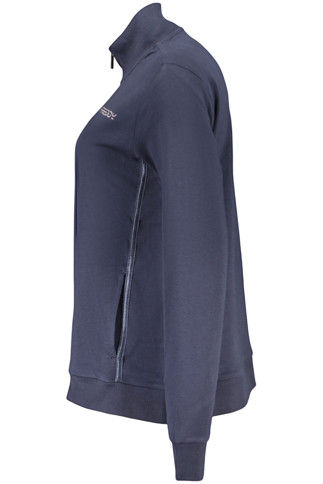FREDDY DAMEN BLAUES SWEATSHIRT MIT REISSVERSCHLUSS – Bild 3
