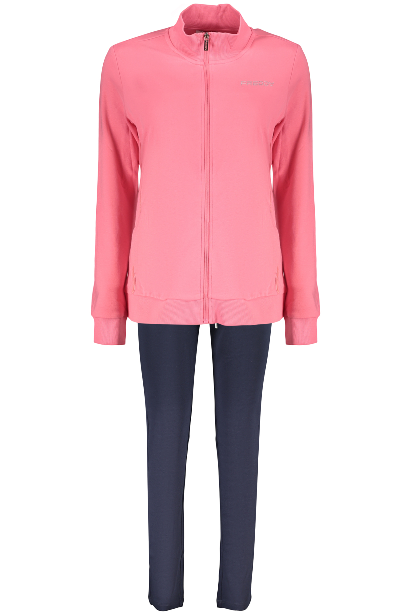 FREDDY DAMEN-SWEATSHIRT MIT REISSVERSCHLUSS IN PINK