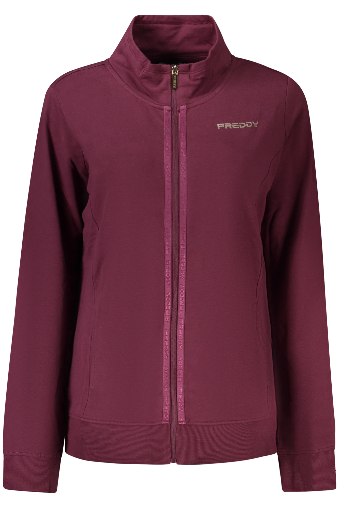 FREDDY LILA DAMEN-SWEATSHIRT MIT REISSVERSCHLUSS