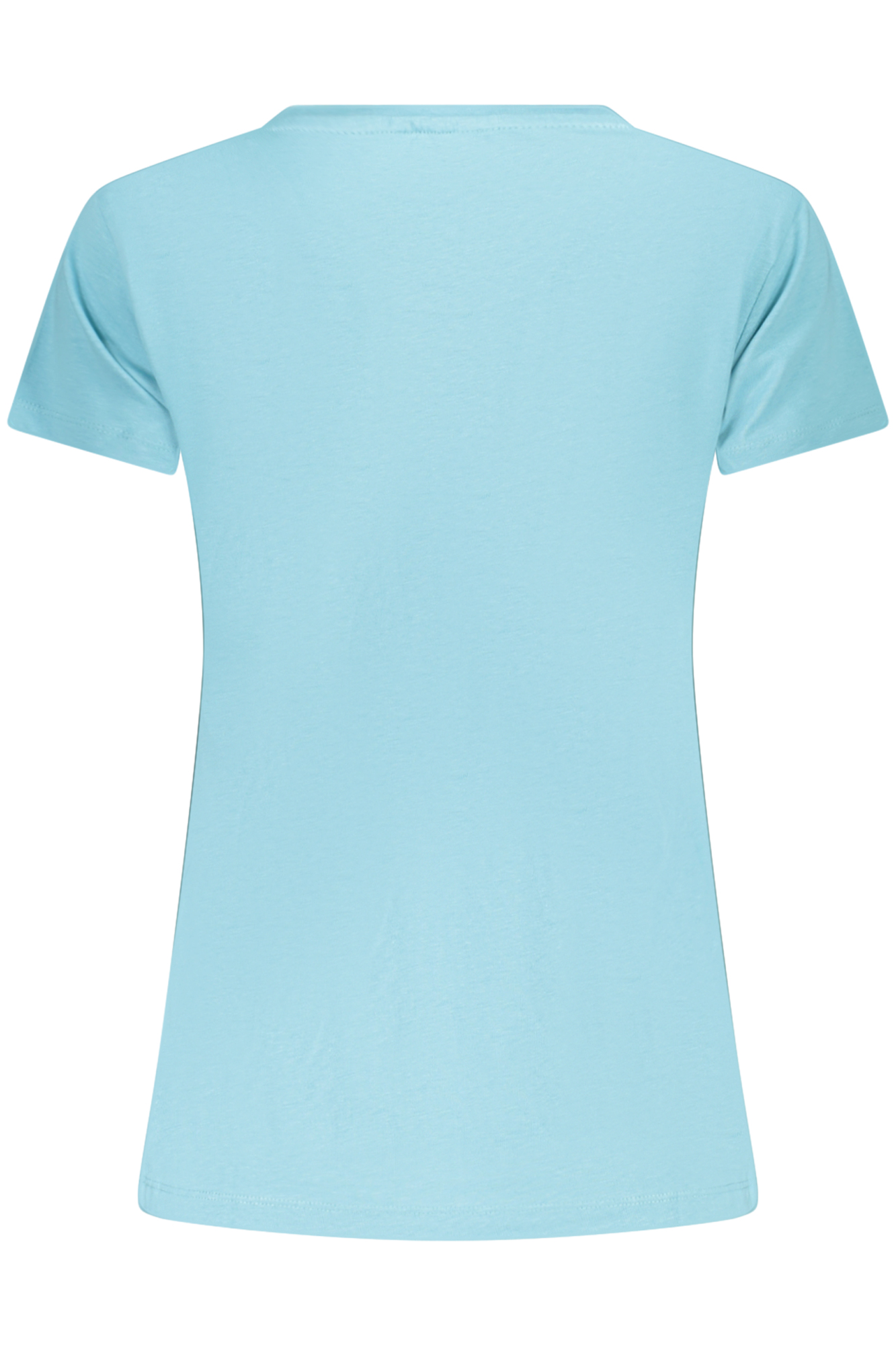 FREDDY Damen-T-Shirt mit kurzen Ärmeln, blau – Bild 2