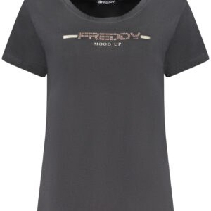 FREDDY DAMEN KURZARM T-SHIRT SCHWARZ