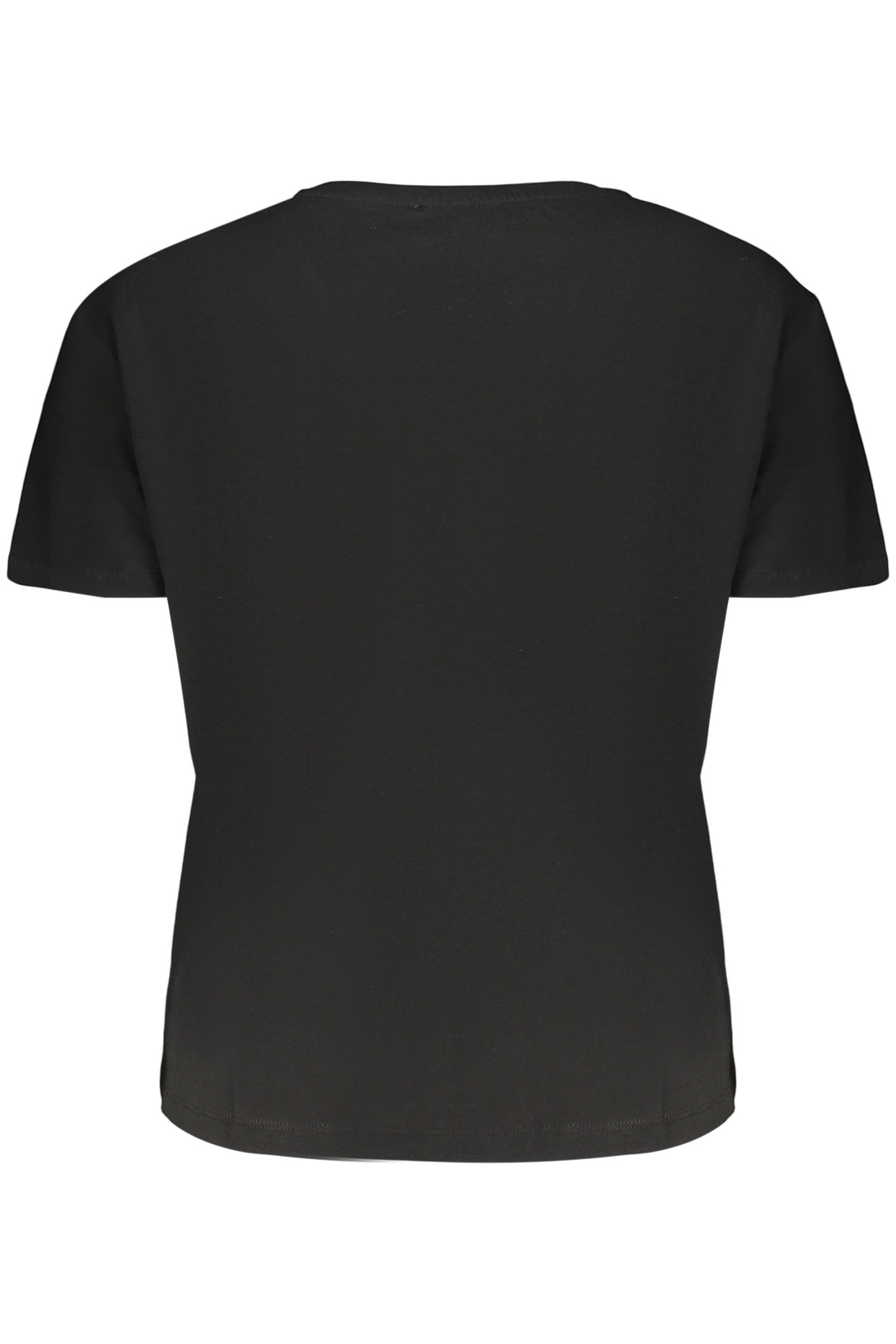 FREDDY DAMEN-T-SHIRT MIT KURZEN ÄRMELN, SCHWARZ – Bild 2