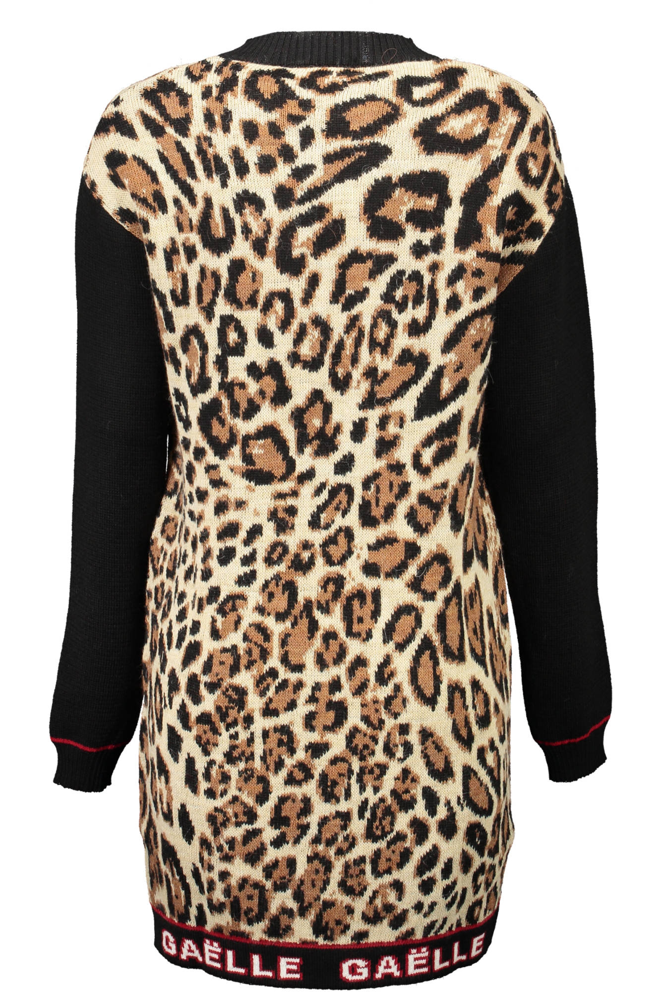GAELLE PARIS BEIGE DAMENKURZES KLEID – Bild 2