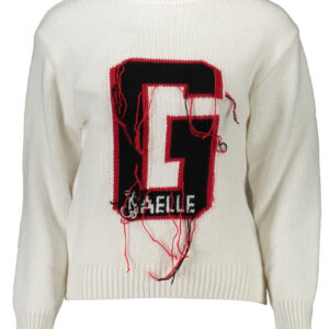 GAELLE PARIS WEIßER FRAUENPULLOVER