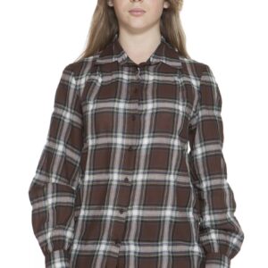 GANT DAMEN-LANGARMSHIRT BRAUN