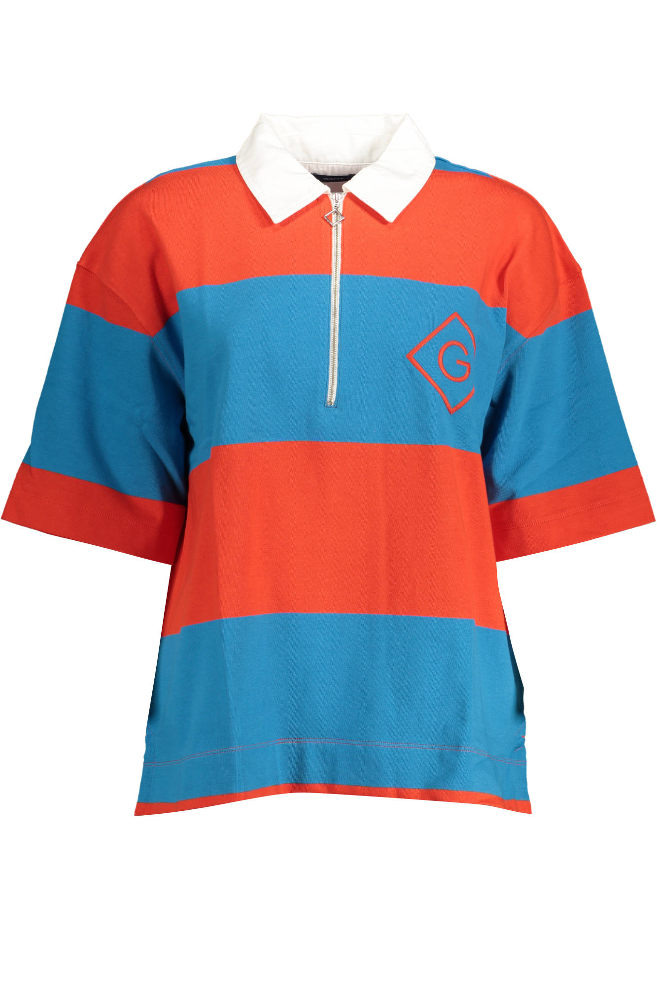 GANT DAMEN KURZARM POLO ROT