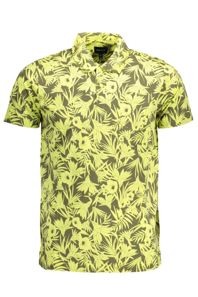 GANT GELBES KURZARM-POLOSHIRT FÜR HERREN